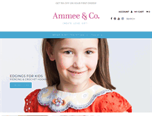 Tablet Screenshot of ammeeandco.com